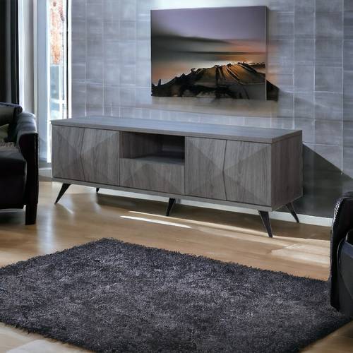 وحدة تلفزيون-بني 160×40×44.5سم