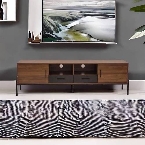 وحدة تلفزيون بنى 180×40×52سم