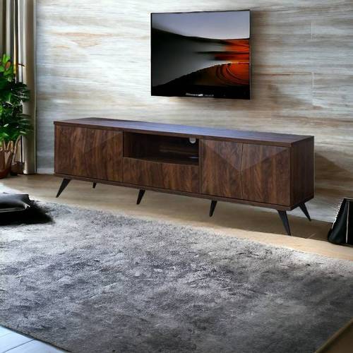 وحدة تلفزيون بني 180×40×44.5سم