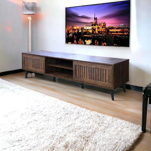   وحدة تلفزيون بني 180×40×44.5سم