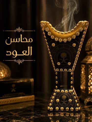 مبخرة باكستاني  اسود فاخر -وسط