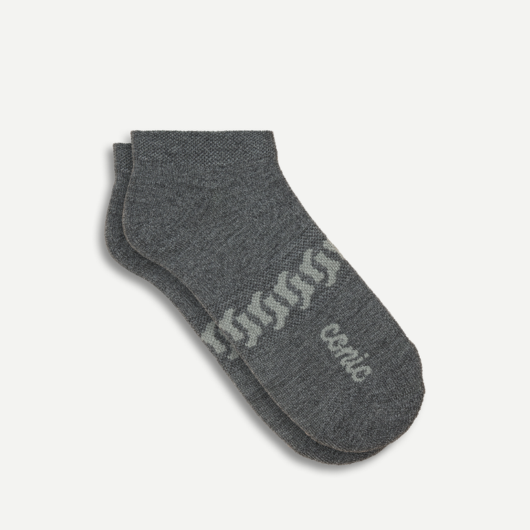 Men's Ankle Merino Wool Socks - Gray - 43-46