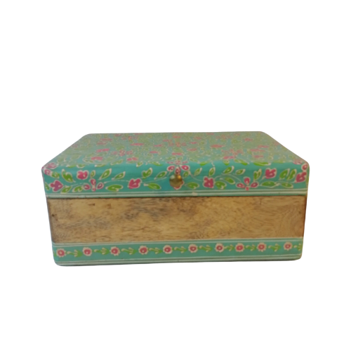  wooden box blue - small size