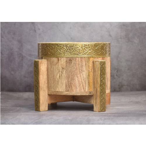   Wood Plant Pot- Small 