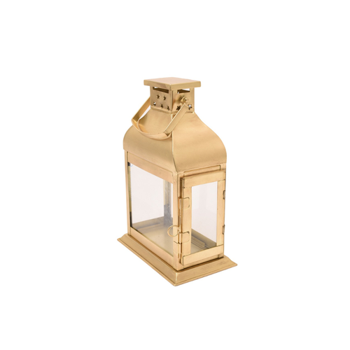   large Lighting lantern of glass and iron 