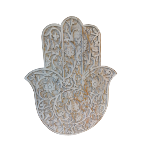 Wooden hand pendant