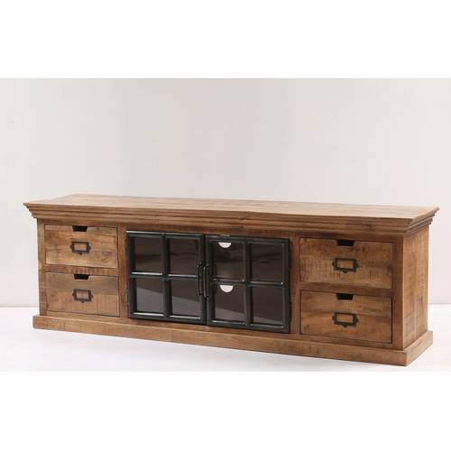 wooden television table - Light brown