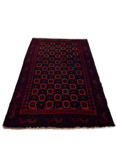  Iranian wool carpet red