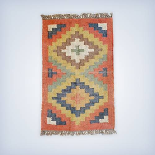 Handmade cashmere dori rug