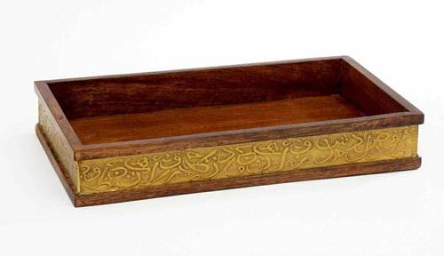 natural wooden tray