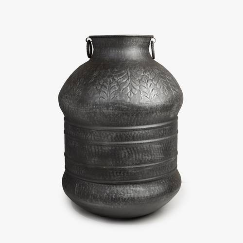 Small Iron Vase - Green