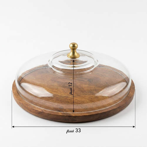  Round Natural Wooden Box