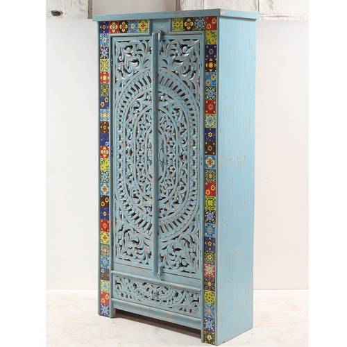 Wooden closet - Blue