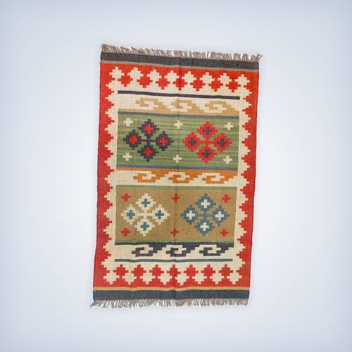  Handmade cashmere dori rug
