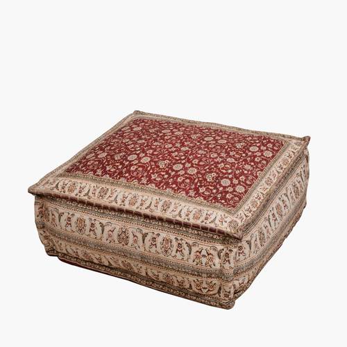   larger pouf cotton square