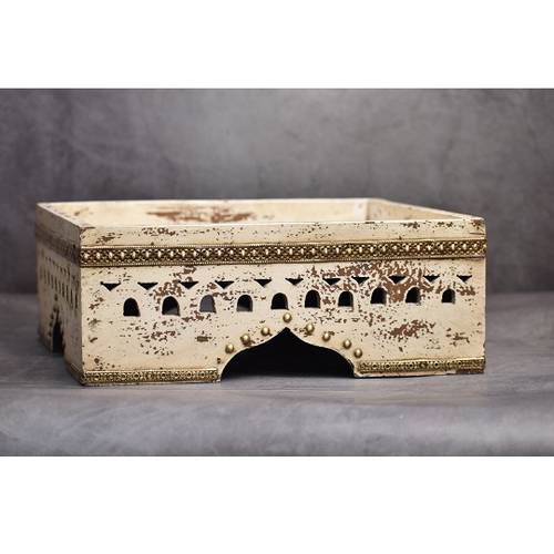 Square Wooden Cake Stand