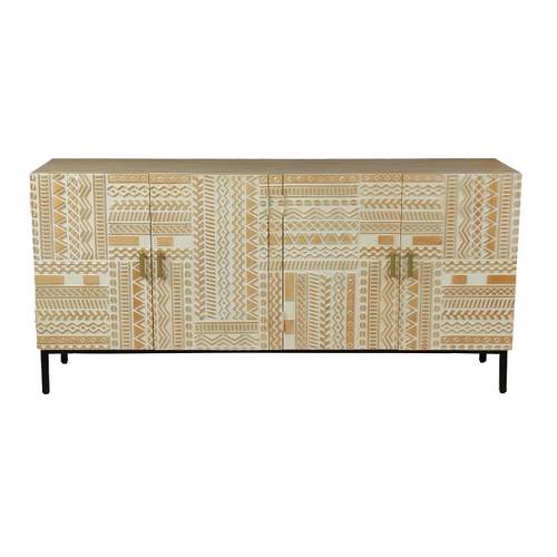 Handcrafted buffet from wood and iron