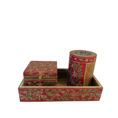 Set bakhoor hand drawing - red