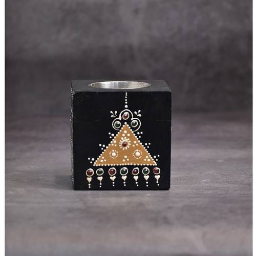 Small Wooden Bakhoor-Black