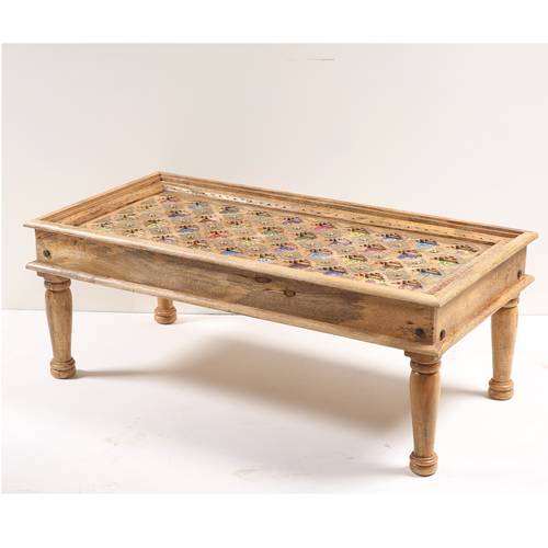 Wooden Coffee Table - Light Brown