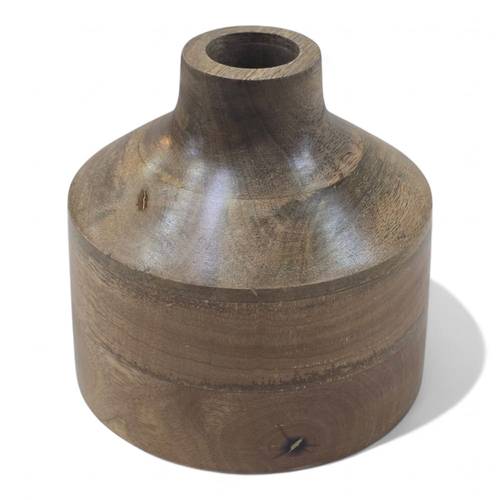 Wooden vase  small