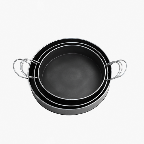 iron set  tray round  small