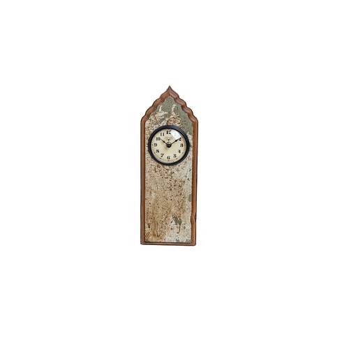 Small wall clock - old wood