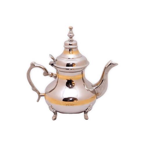 BRASS TEAPOT - Silver