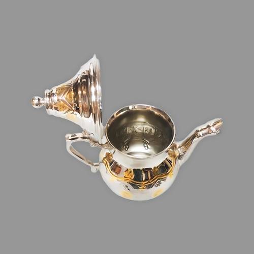 BRASS TEAPOT - Silver