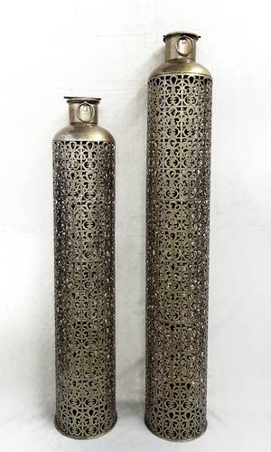   Iron lantern set