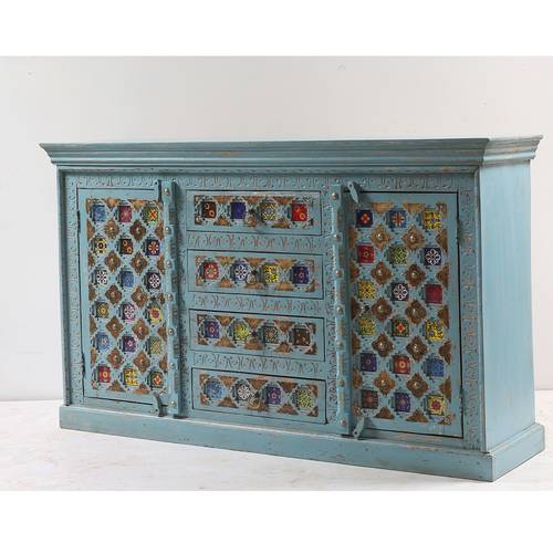 Wooden Buffet - Blue