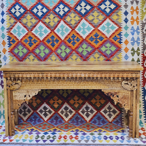 Wooden Console hand carved
