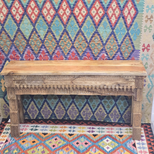 Wooden Console hand carved