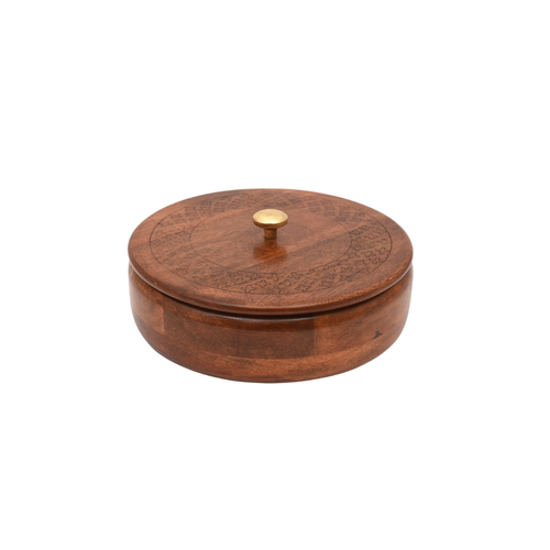  small wooden Bowl With The Lid