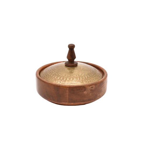 large wooden Bowl With The Lid
