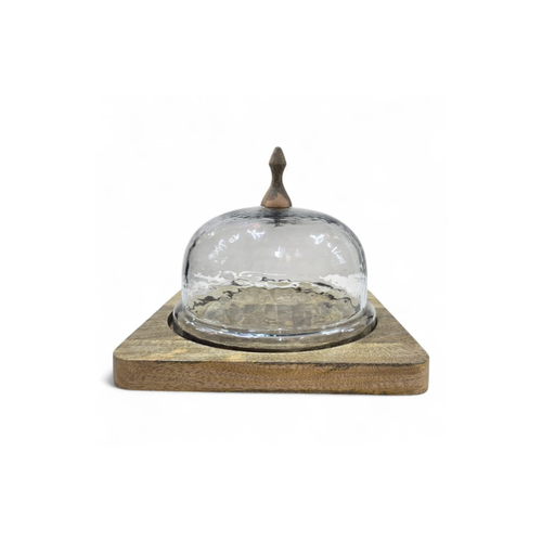 Wooden Cake stand with cover 