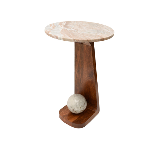  Wood Table with marbel