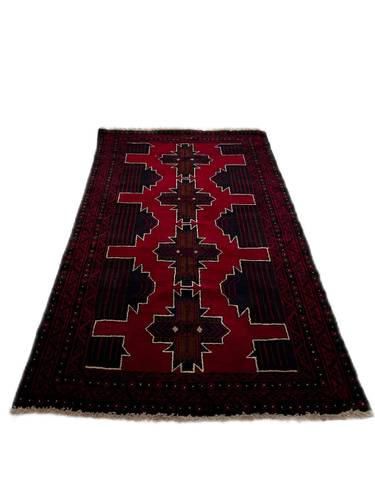  Iranian wool carpet red