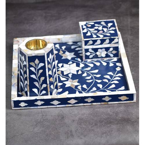Bakhoor Set of Pearl-Blue