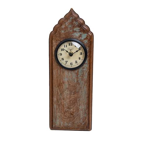 Antique wooden wall clock