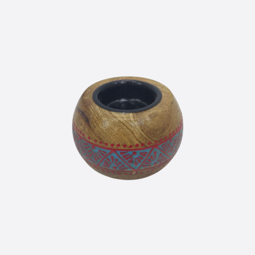   Round Wooden Bakhoor