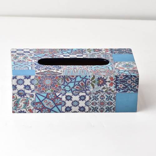 Resin tissue box