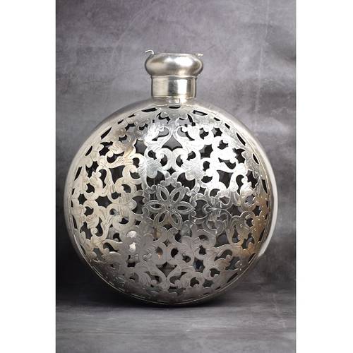Stainless Steel Silver lantern-large