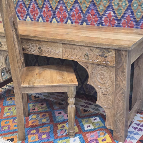 Wooden Console hand carved