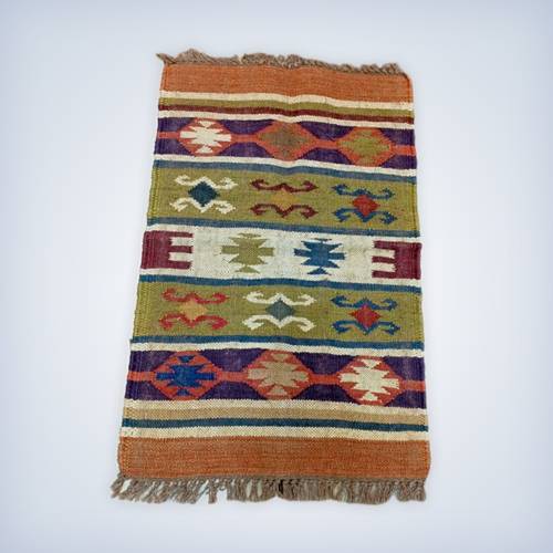 Handmade cashmere dori rug