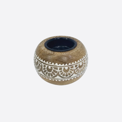  Round Wooden Bakhoor