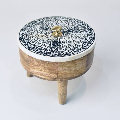 Fruit of wood and bone natural size large - Black