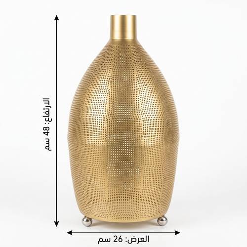 مصباح جانبي كهربائي دهبي -مقاس وسط