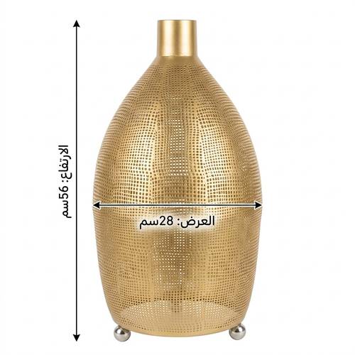  مصباح جانبي كهربائي دهبي -مقاس كبير
