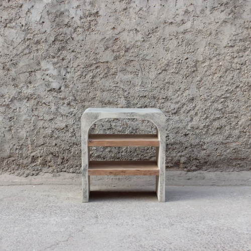 Wooden side table